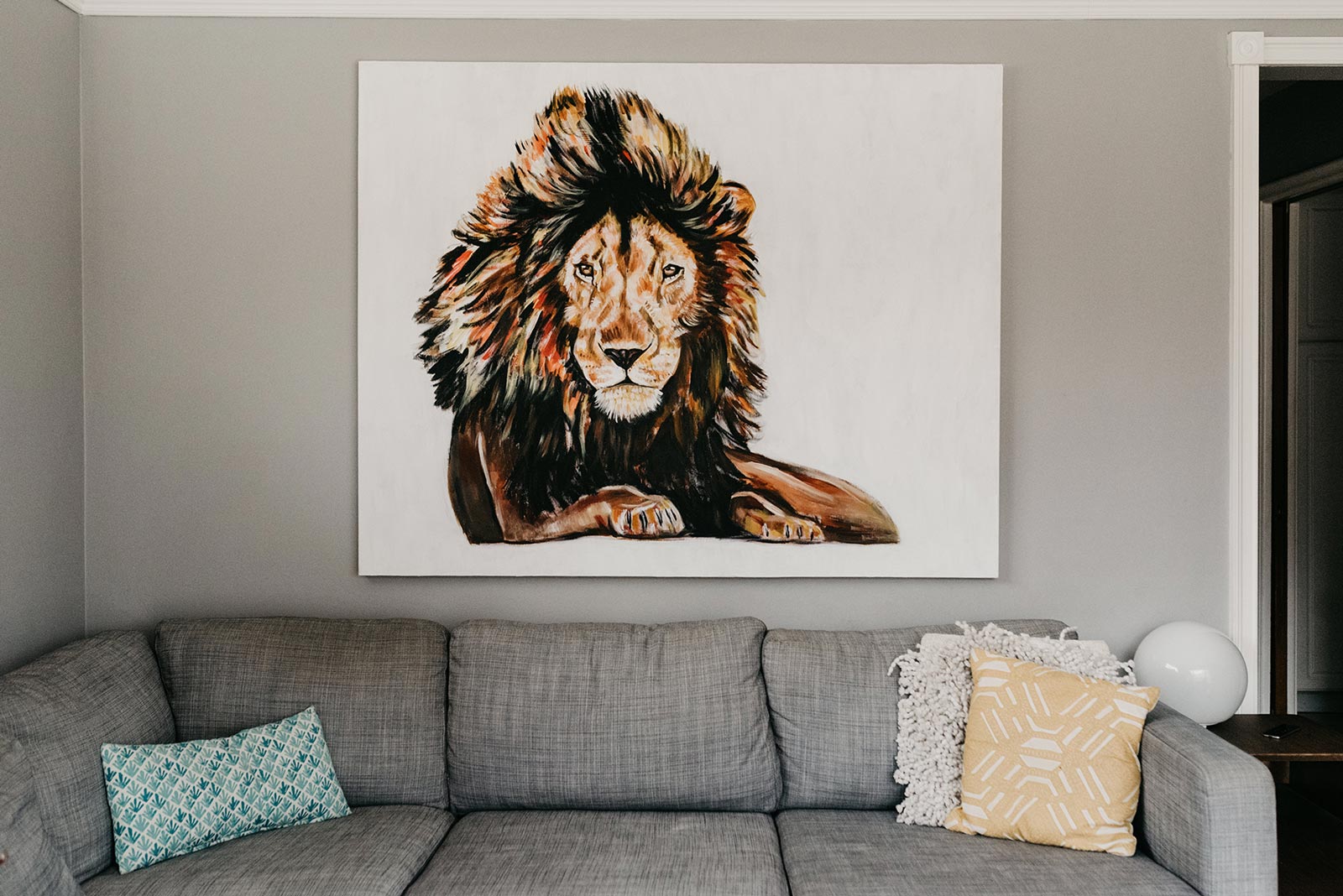 LAYING LION // STAY WILD