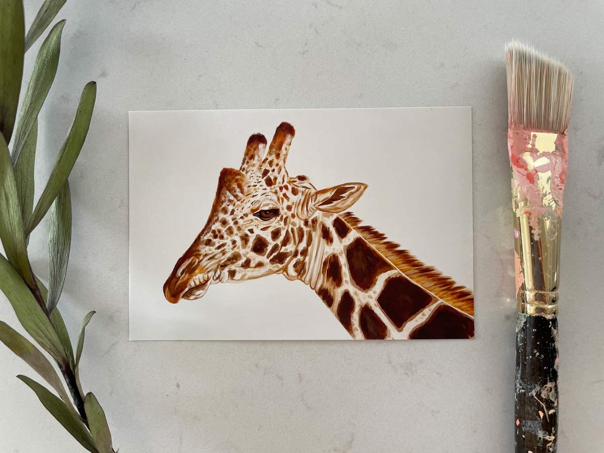 Portrait of a Giraffe