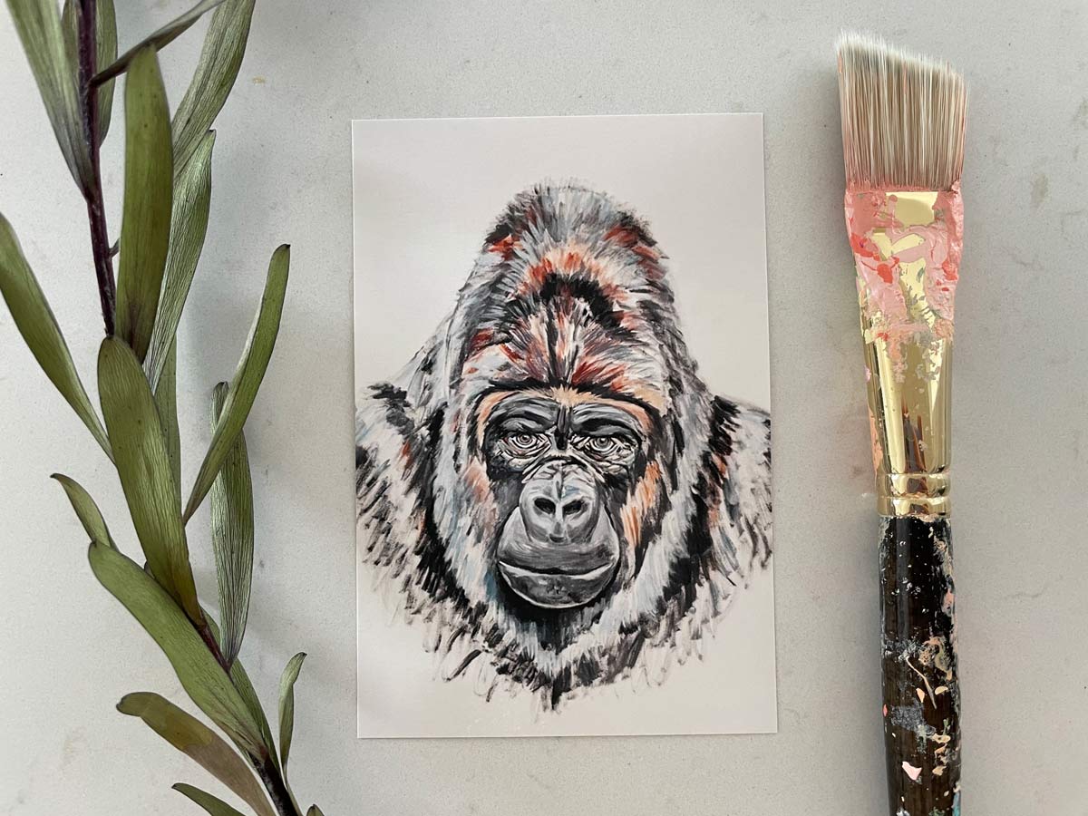 Portrait of a Gorilla