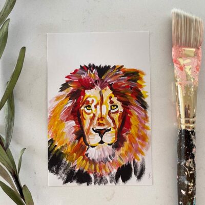 Portrait of a Lion